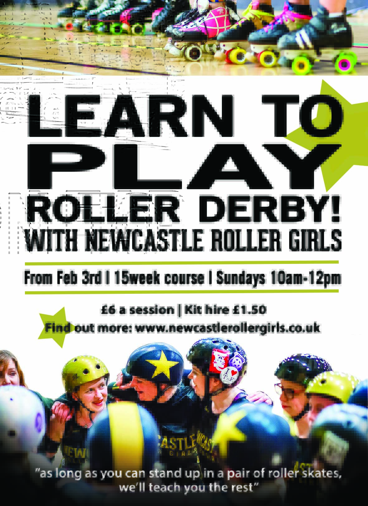 Learn to play roller derby! Newcastle RollerDerby